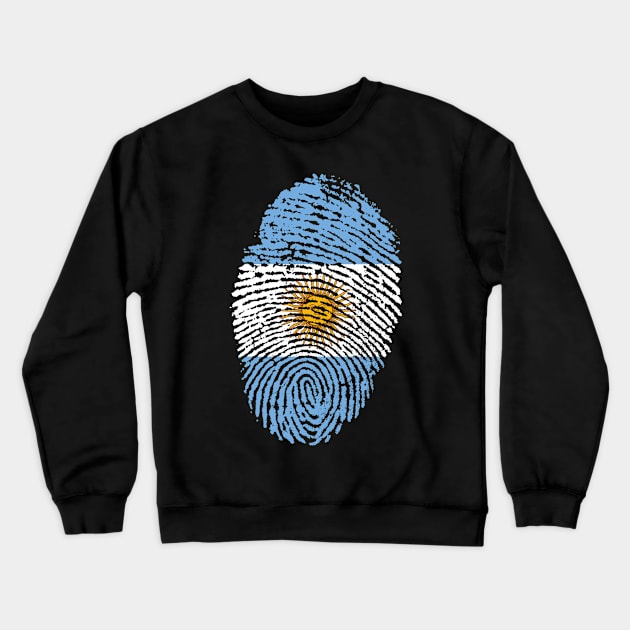 argentina flag Crewneck Sweatshirt by NerdsbyLeo